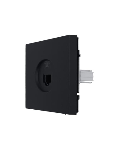 Розетка телефонная евро СП ZIMA IP20 черн. бархат LEZARD 704-4288-137 фото 3