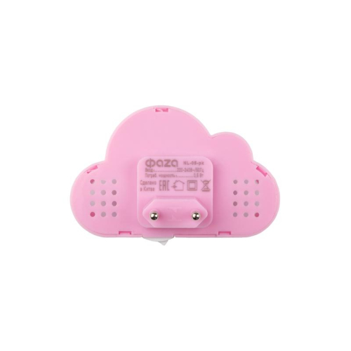 Светильник светодиодный NL-05-pk 0.5Вт 6500К IP20 в розетку ночник роз. ФАZА 5061934 фото 4