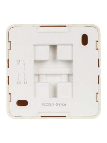 Выключатель 2-кл. ОП Октава 10А IP20 ВС20-2-0-ОКм крем. GENERICA EVO20-K33-10-DC фото 4 Выключатель 2-кл. ОП Октава 10А IP20 ВС20-2-0-ОКм крем. GENERICA EVO20-K33-10-DC фото 4