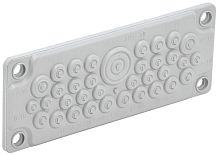Ввод кабельный мембранный 35 отверстий d6-32мм IP65 (без клипс) TITAN IEK TI-01D-MC-035-65