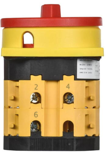 Переключатель кулачковый 16А (сх. 91) закрытая рукоятка авар. IEK MI-CS12-016-091 фото 5 Переключатель кулачковый 16А (сх. 91) закрытая рукоятка авар. IEK MI-CS12-016-091 фото 5