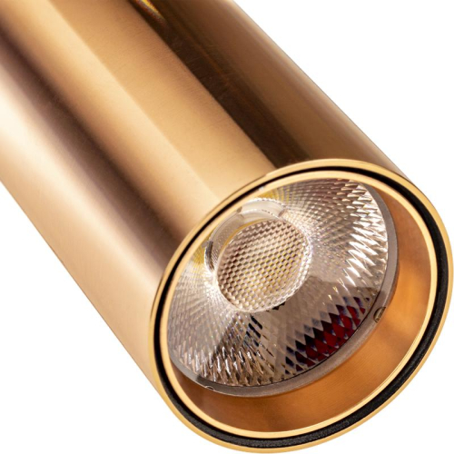 Светильник трековый подвес светодиодный ARTLINE 40х40х300мм 12Вт 960Лм 4000К 230В алюм. 6.4кв.м черн./зол. Ritter 59711 1 фото 15