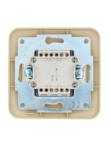 Переключатель проходной 1-кл. 1п СП ASTI 10А IP20 в сборе крем. LEZARD 7081-0303-105 фото 2 Переключатель проходной 1-кл. 1п СП ASTI 10А IP20 в сборе крем. LEZARD 7081-0303-105 фото 2