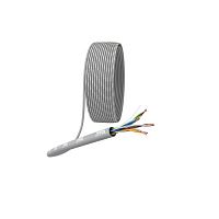 Кабель витая пара U/UTP кат.5E 4х2х24AWG solid CU PVC сер. (м) U-4-PVC Эра Б0044429