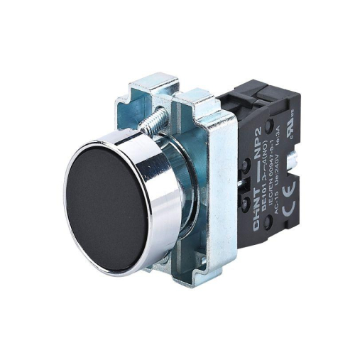 Кнопка управления NP2-BA21 без подсветки 1НО IP40 (R) черн. CHINT 573955 Кнопка управления NP2-BA21 без подсветки 1НО IP40 (R) черн. CHINT 573955