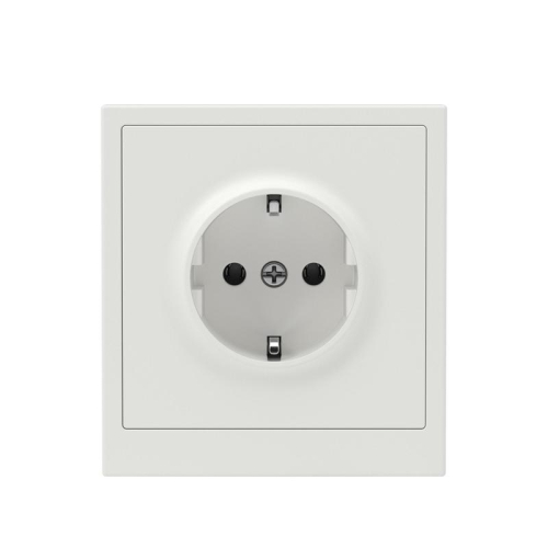 Розетка силовая KANT 2P+E без шторки бел. песок DKC 7010033 фото 4