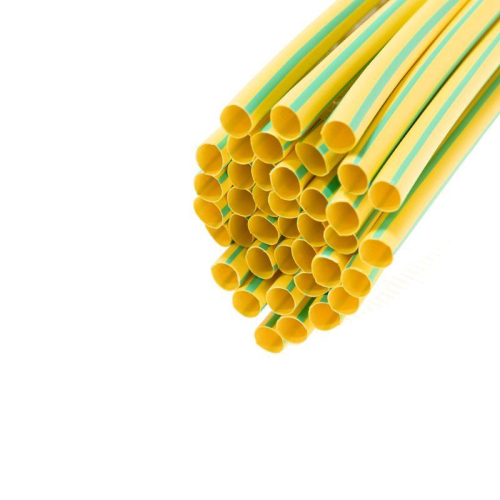 Трубка термоусадочная ТУТ нг 6.0/3.0 желт./зел. 1м Rexant 20-6007 фото 4