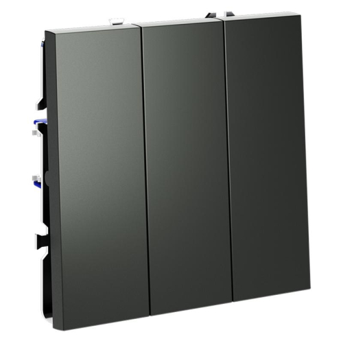 Выключатель 3-кл. СП S70 10А механизм титан Voltum VLS030106 фото 4