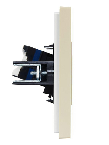 Розетка компьютерная RJ45 кат.6 FORTE&PIANO FP431 ваниль IEK FP-K10-2-K10 фото 4