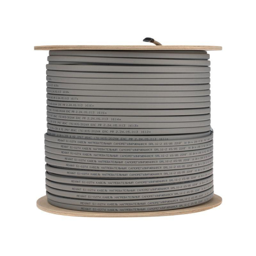 Кабель греющий (нагрев.) саморег. SRL16-2 неэкранированный 16Вт/м 0.88кв.мм/105м 300м Rexant 51-0274 фото 4