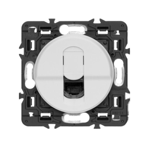 Панель лицевая Celiane для розетки компьютерной RJ45 бел. Leg 068251 фото 3