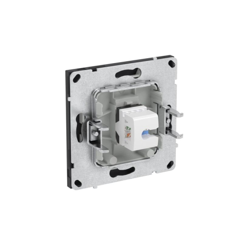 Розетка компьютерная 1-м KANT RJ45 кат.6A без шторки черн. уголь DKC 7012673 фото 6 Розетка компьютерная 1-м KANT RJ45 кат.6A без шторки черн. уголь DKC 7012673 фото 6