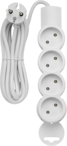 Удлинитель 4х3м без заземл. ПВС 2х0.75 REV 32010 6 фото 3 Удлинитель 4х3м без заземл. ПВС 2х0.75 REV 32010 6 фото 3