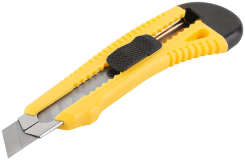 Нож технический 18мм усилен. пластик. FIT 10228 фото 2