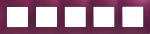 Рамка 5-м Etika сливовый IEK 672565 Рамка 5-м Etika сливовый IEK 672565