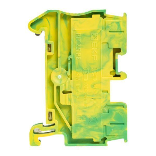 Колодка клеммная пружинная 2.5 Push-in земля EKF PIT-2.5-pe фото 5