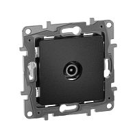 Розетка телевизионная оконечная TV СП Etika 5дБ 5-862МГц механизм антрацит IEK 672665