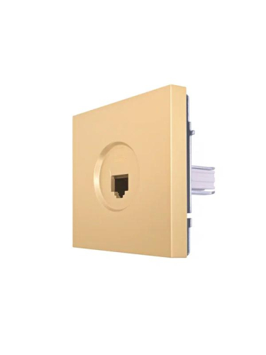 Розетка компьютерная 1-мест. СП ZIMA IP20 зол. LEZARD 704-3688-139 фото 2