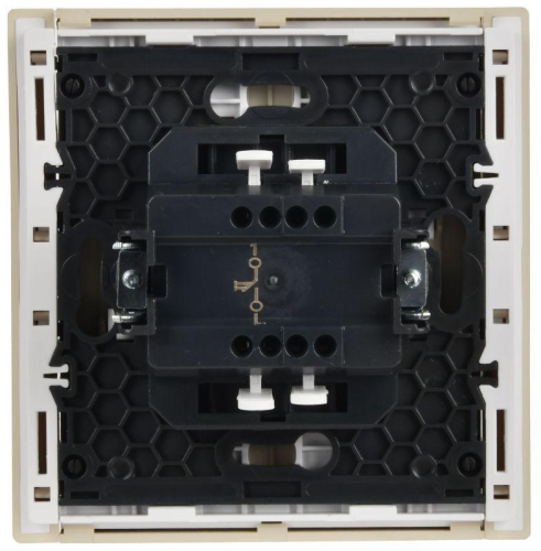 Выключатель 1-кл. FORTE&PIANO 10А FP410 с самовозвратом ваниль IEK FP-V14-0-10-1-K10 фото 5