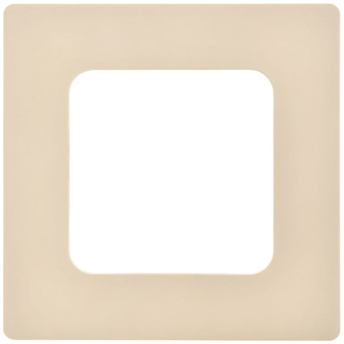 Рамка 1-м СП FLITE РУ-1-К-ФлСл сливочный IEK FI-M12-32-20-K86 фото 2