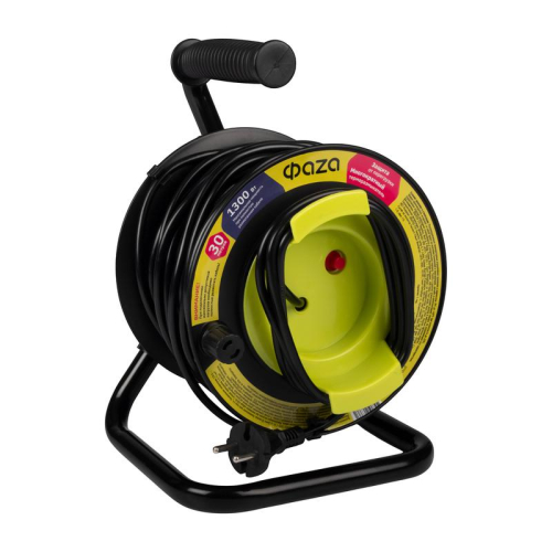 Удлинитель на катушке 1х30м CR-01-3000 ФАZА 5063761 фото 9
