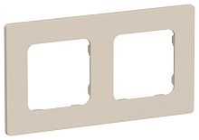 Рамка 2-м СП FLITE РУ-2-К-ФлЛ льняной IEK FI-M22-32-20-K88