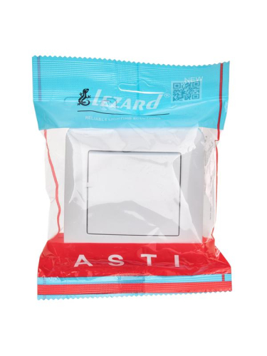 Выключатель 1-кл. 1п СП ASTI 10А IP20 в сборе бел. LEZARD 7081-0202-100 фото 3