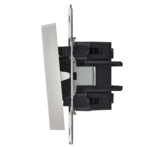 Выключатель 2-кл. Brite 10А ВС10-2-0-БрБ механизм бел. IEK BR-V20-0-10-K01-PRO фото 5