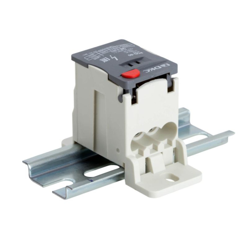 Блок распределительный винтовой зажим 3х16кв.мм 4х6кв.мм DKC POD-80 фото 2