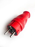 Вилка прямая 16А IP44 красн. КОСМОС VKsm-Z-IP(R)16A Вилка прямая 16А IP44 красн. КОСМОС VKsm-Z-IP(R)16A