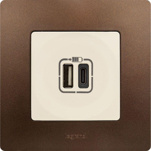 Рамка 1-м Etika какао IEK 672571 фото 4