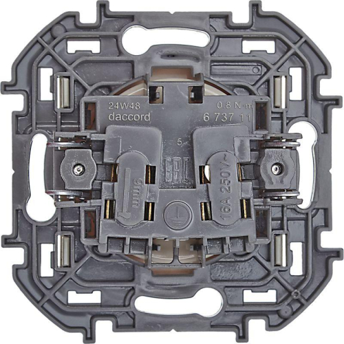 Розетка 1-м СП Inspiria 16А IP20 250В 2P механизм сл. кость IEK 673711 фото 4