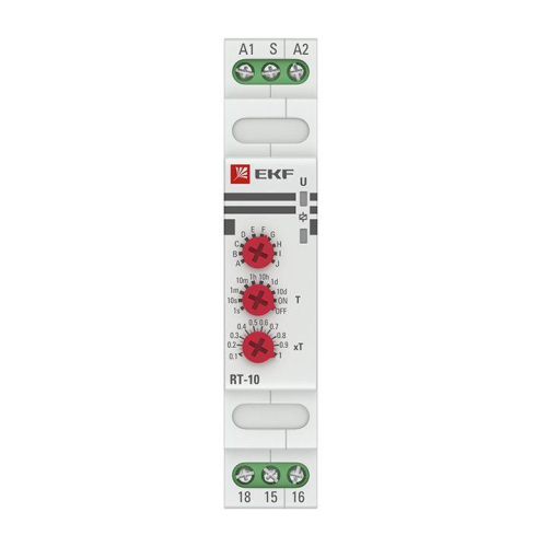 Реле времени RT-10 12-240В 10 устанавл. функц. PROxima EKF rt-10-12-240 фото 3