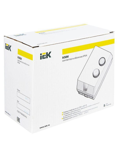 Контактор КМИ-11860 18А 380В/АС3 IP54 KARAT IEK KKM16-018-380-00 фото 8