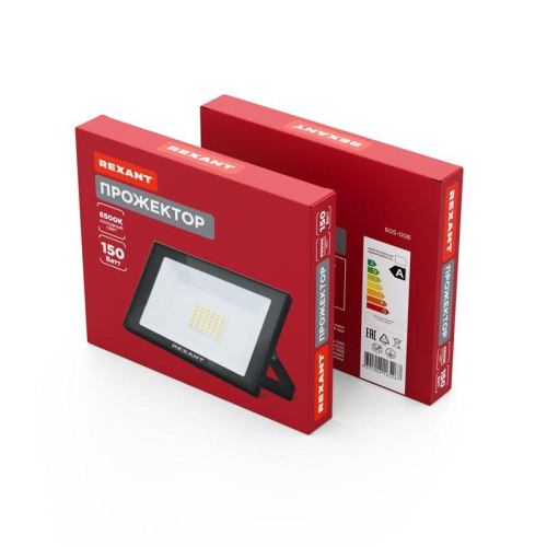 Прожектор светодиодный 150Вт 200-260В IP65 12000лм 6500К хол. бел. Rexant 605-006 фото 2 Прожектор светодиодный 150Вт 200-260В IP65 12000лм 6500К хол. бел. Rexant 605-006 фото 2