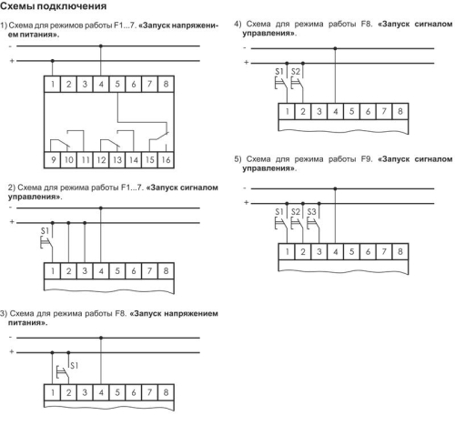 Реле времени RV-03/24 3х8А 24В AC/DC 3NO/NC IP20 многофункц. 3-х канал. 9 режимов работы с входами START диапазон выдержки времени 0с-99ч 59мин; 3мод. монтаж на DIN-рейке F&F EA02.001.028 фото 2 Реле времени RV-03/24 3х8А 24В AC/DC 3NO/NC IP20 многофункц. 3-х канал. 9 режимов работы с входами START диапазон выдержки времени 0с-99ч 59мин; 3мод. монтаж на DIN-рейке F&F EA02.001.028 фото 2