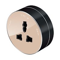 Розетка MultiTrack 13А 250В универс. круглая тип MTK13 песочн. SE MTK13002P