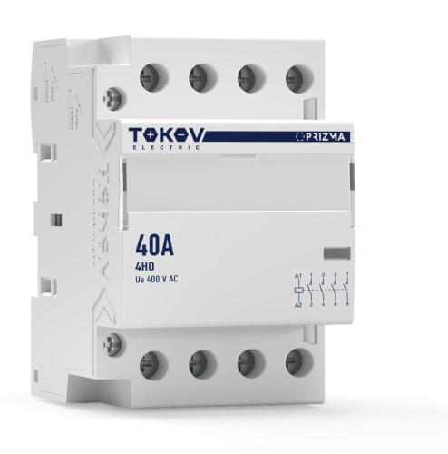 Контактор модульный 54мм 40А 230В АС 4НО PRIZMA TOKOV ELECTRIC TKE-PZ-MC-3-40-230-40 Контактор модульный 54мм 40А 230В АС 4НО PRIZMA TOKOV ELECTRIC TKE-PZ-MC-3-40-230-40