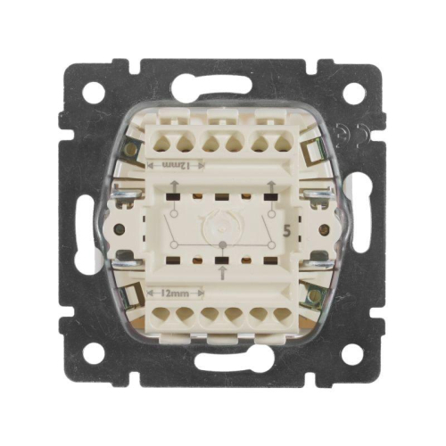 Выключатель 2-кл. СП Valena 10А IP31 250В механизм бел. IEK 774405 фото 6