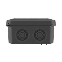 Коробка ответвительная с 8+2 кабельными вводами d20/20мм IP55 85х85х40мм черн. DKC 53785B