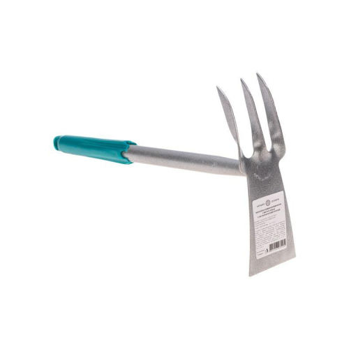 Мотыжка комбинированная 3 витых зубца с метал. ручкой ЧЕТЫРЕ СЕЗОНА 64-0016 фото 6 Мотыжка комбинированная 3 витых зубца с метал. ручкой ЧЕТЫРЕ СЕЗОНА 64-0016 фото 6