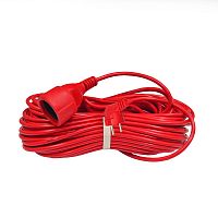 Удлинитель-шнур 1х30м с заземл. 10А IP20 2.2кВт ПВС 3х1 DOMTOK 2494 Удлинитель-шнур 1х30м с заземл. 10А IP20 2.2кВт ПВС 3х1 DOMTOK 2494