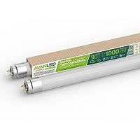 Лампа светодиодная AL T8-9-840-600-М 9Вт линейная матовая 4000К нейтр. бел. G13 1000лм 195-265В РФ AVANLED 11106401