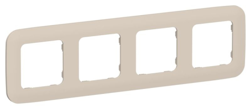 Рамка 4-м СП FLITE РУ-4-А-ФлЛ льняной IEK FI-M42-31-20-K88 Рамка 4-м СП FLITE РУ-4-А-ФлЛ льняной IEK FI-M42-31-20-K88