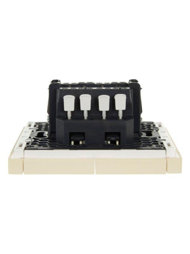 Выключатель проходной 2-кл. СП FORTE&PIANO 10А FP407 ваниль IEK FP-V22-0-10-1-K10 фото 3 Выключатель проходной 2-кл. СП FORTE&PIANO 10А FP407 ваниль IEK FP-V22-0-10-1-K10 фото 3