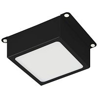 Светильник светодиодный DVO21-06-O-4K80-5-B 6Вт 4000К 460лм грильято 100х100 Домино черн. опал Эра Б0069622