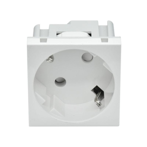 Розетка PRIMER 45град. с заземл. защ. шторки винт. зажим РКС-20-30-П-45 бел. IEK PR-KK40D-RSZH-2-2-45-K01 фото 7