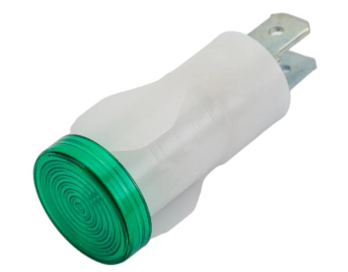 Арматура сигнальная 14мм с лампой 220В зел. EMAS S145NY фото 2