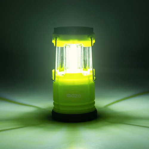 Фонарь светодиодный кемпинговый складной CF3-L1W-gn 1Вт ФАZА 5023482 фото 8