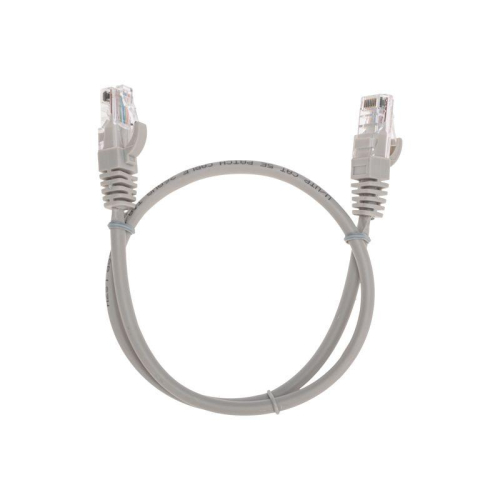 Патч-корд U/UTP CAT 5e RJ45-RJ45 26AWG LSZH сер. 0.5м Rexant 02-0100-05